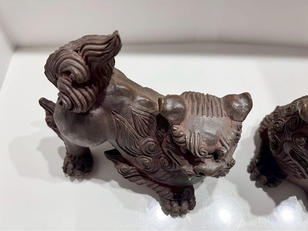 シーサー 陶器製 手造り 置物 狛犬 魔除け 厄除け