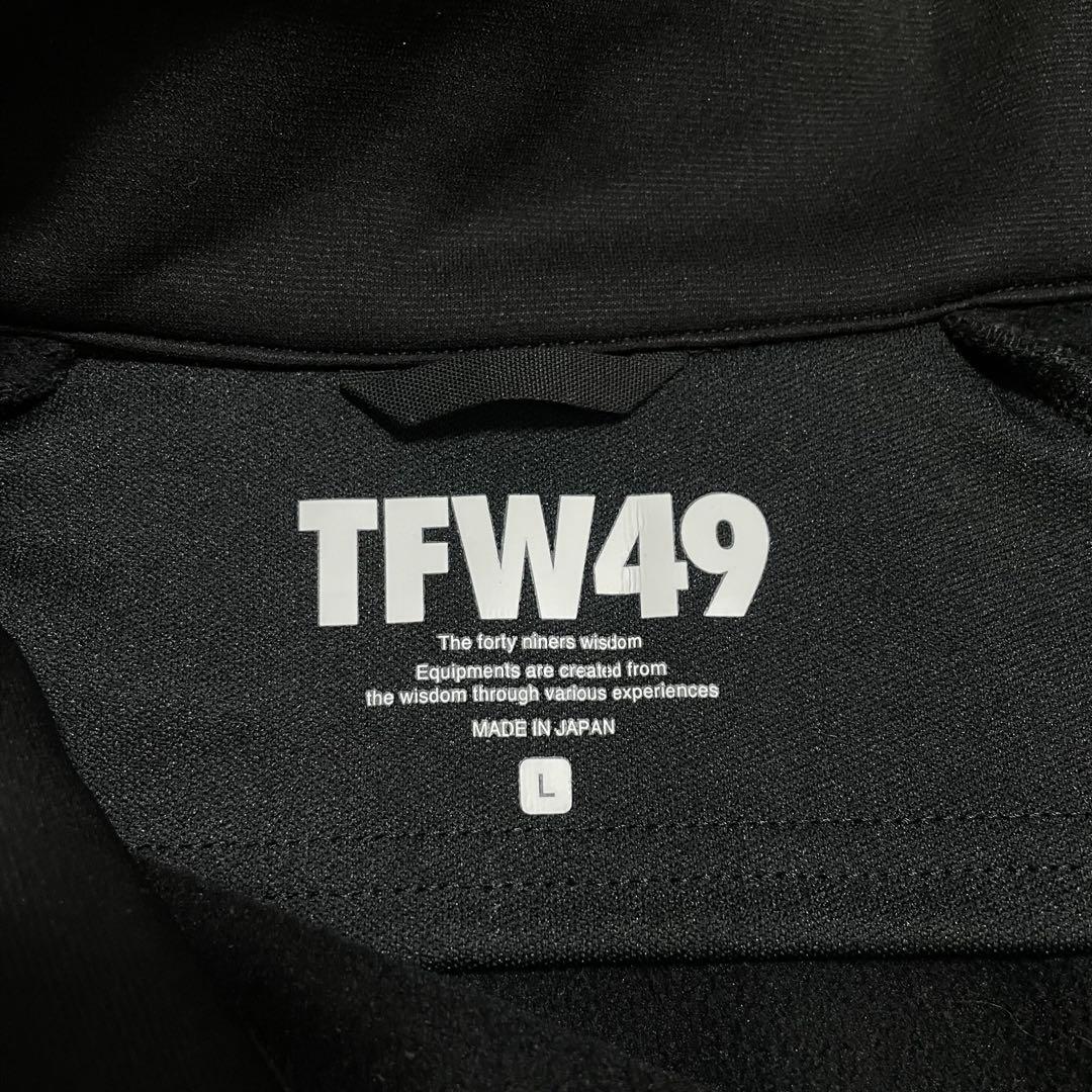 TFW49 ハーフジップ　プルオーバー　ブラック　L スニード　ゴルフ
