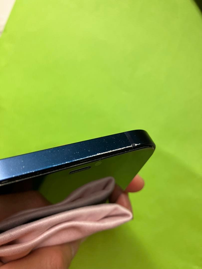 きゅーぴー商品　Apple iPhone12 ブルー