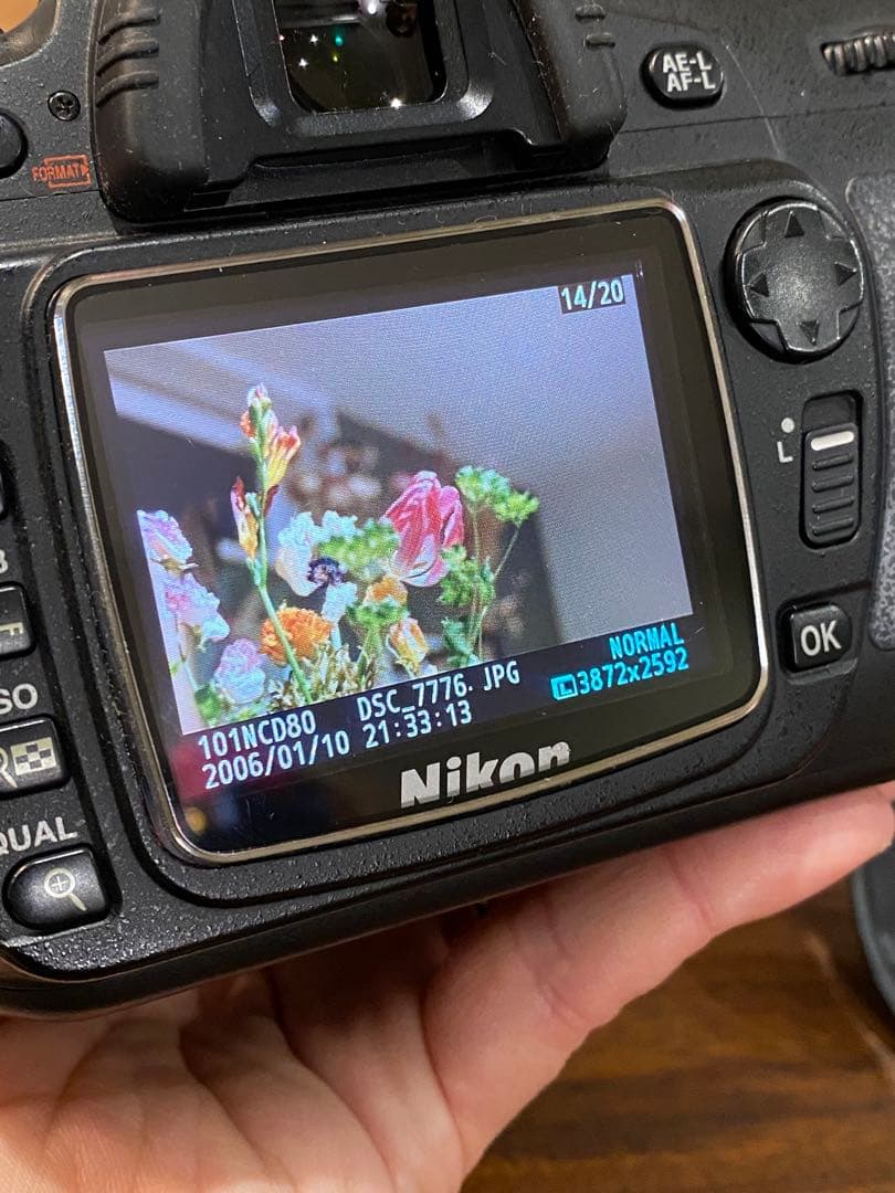 Nikon D80 CCDデジタル一眼 ニッコール　35-70レンズ付　動作品