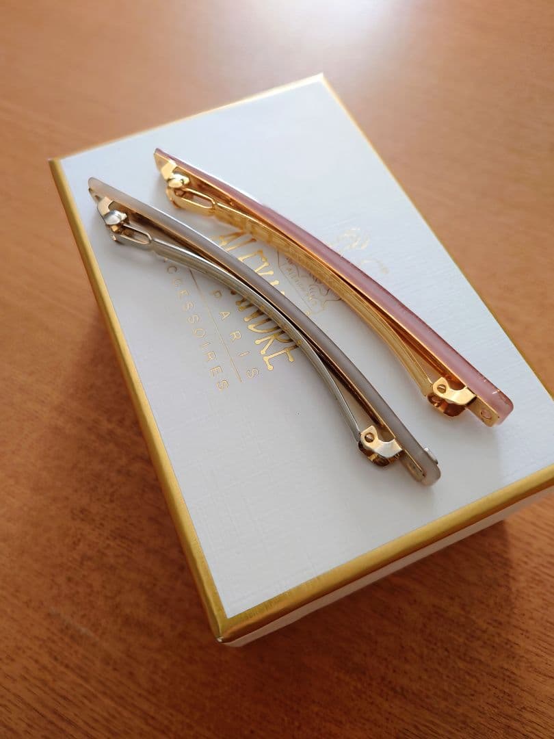 アレクサンドルドゥパリ 2点セット バレッタ スワロフスキー