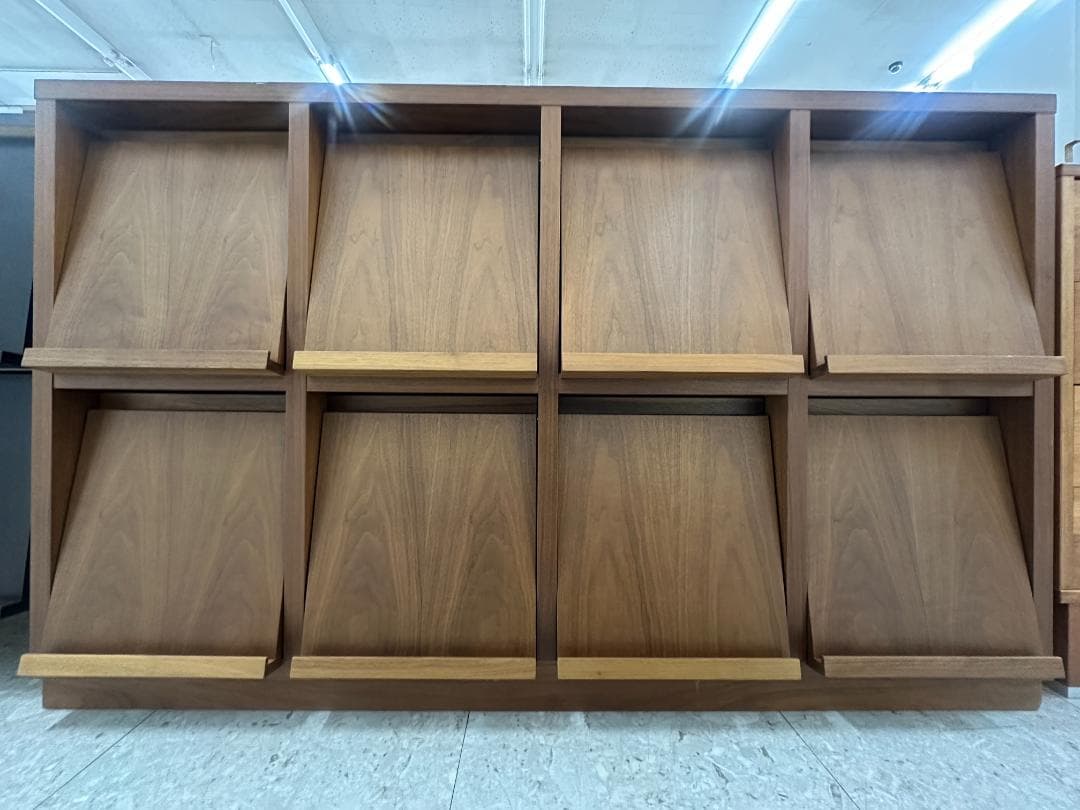 MASTERWAL マスターウォール コローバレコードラック 4列2段 ブラウン