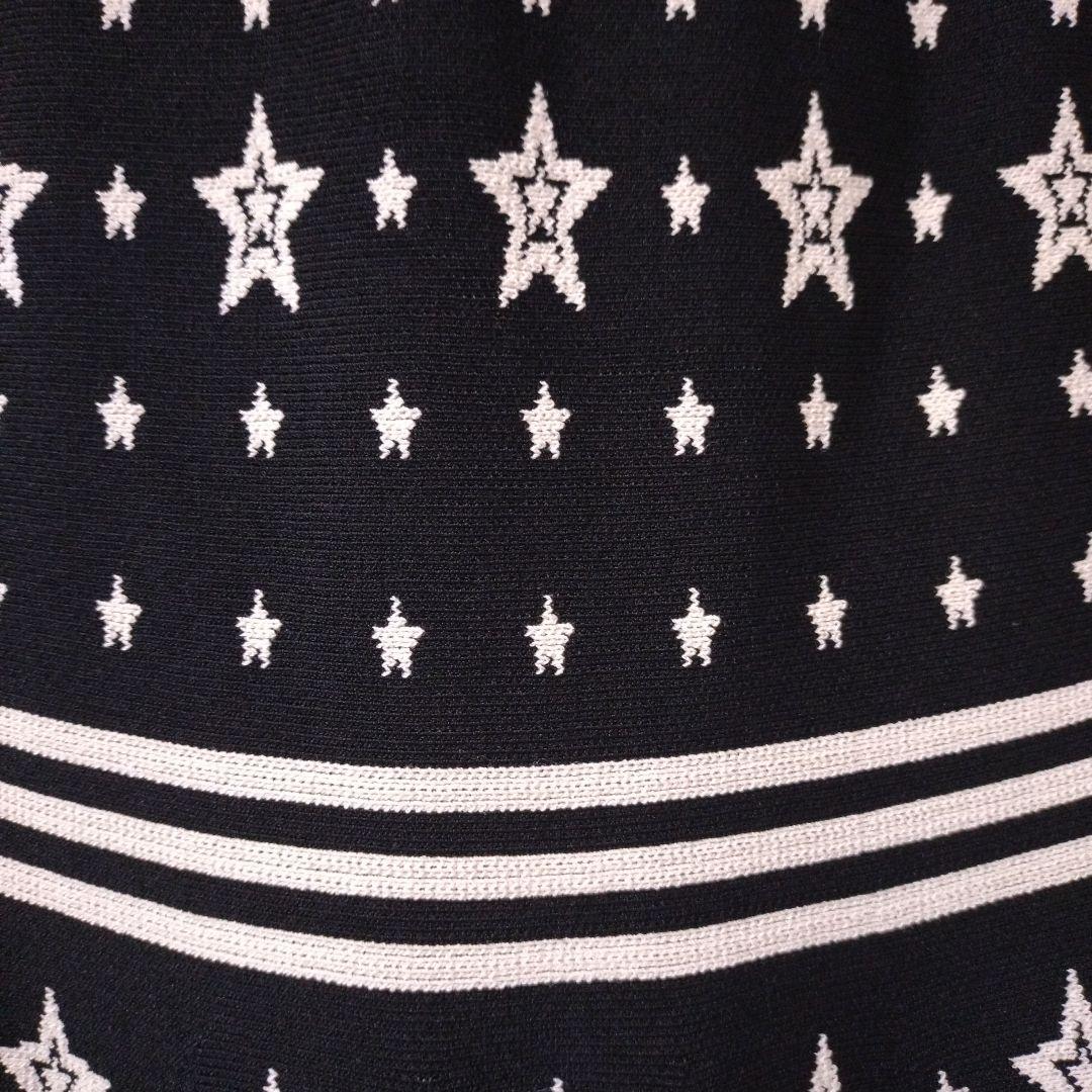 TED BAKER(テッドベイカー) 星柄ドット ニットフレアワンピース