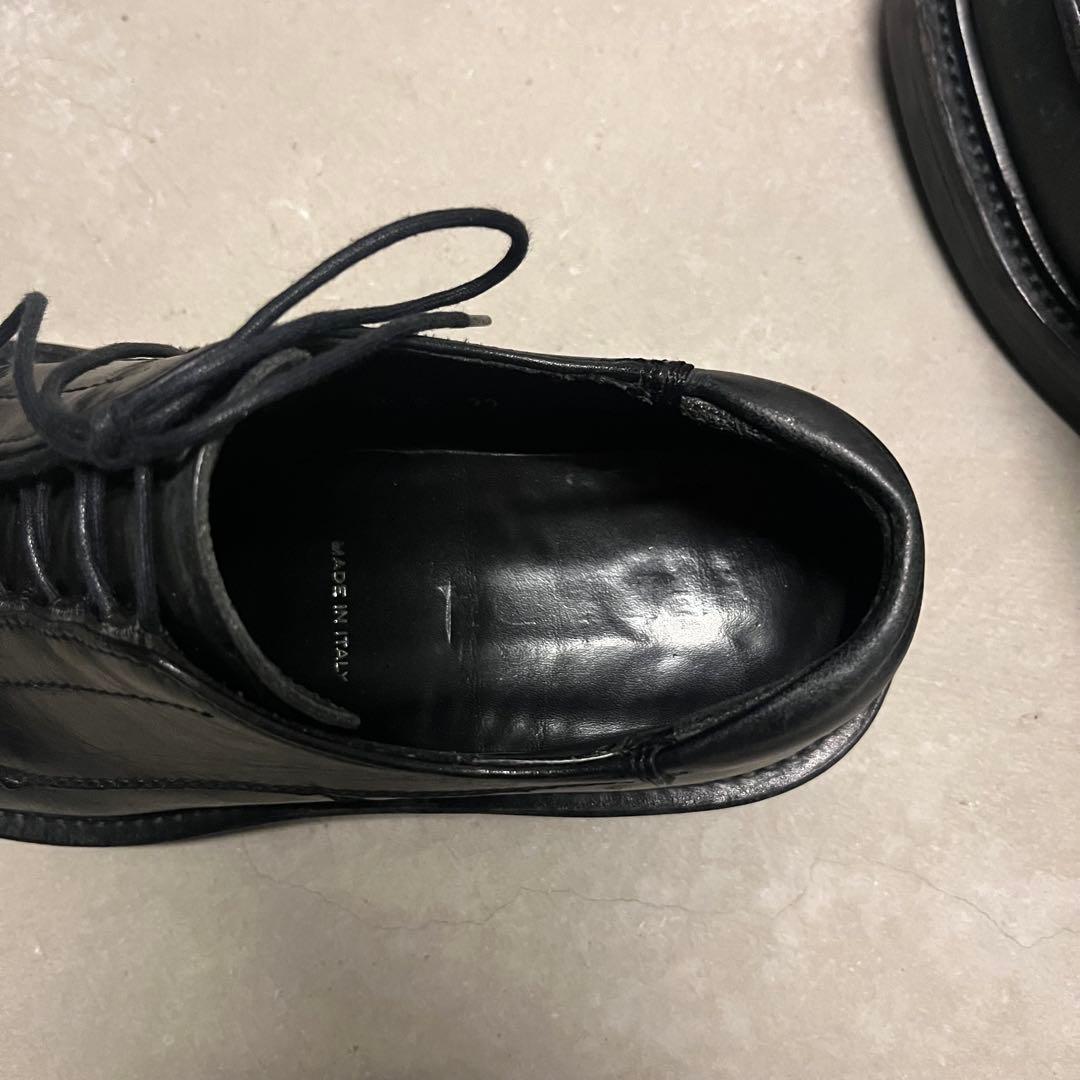 靴 prada 1999AW square-toe derby shoes 7