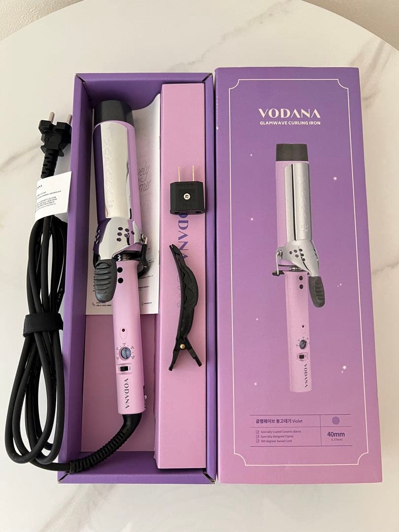 【1回使用】VODANA グラマウェーブカールアイロン 40mm