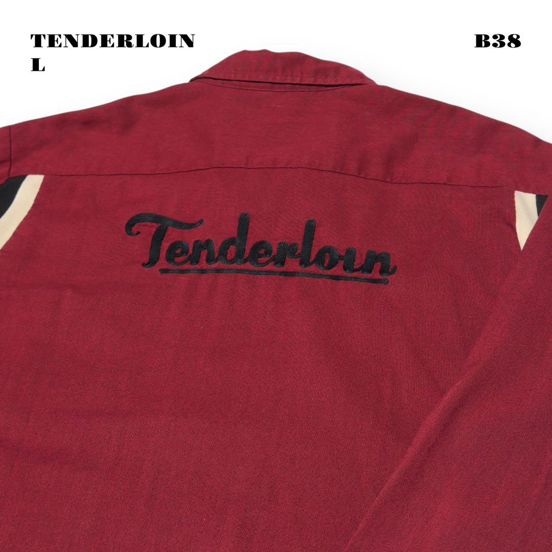 ★限定出品★ TENDERLOIN 長袖 シャツ ボーリング ボウリング 赤 L
