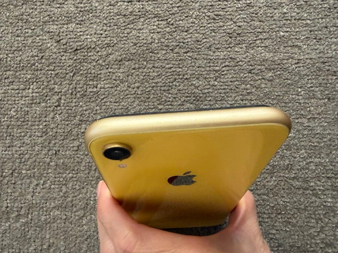 Apple iPhone XR 本体、64GB イエロー 箱、イヤホン付き