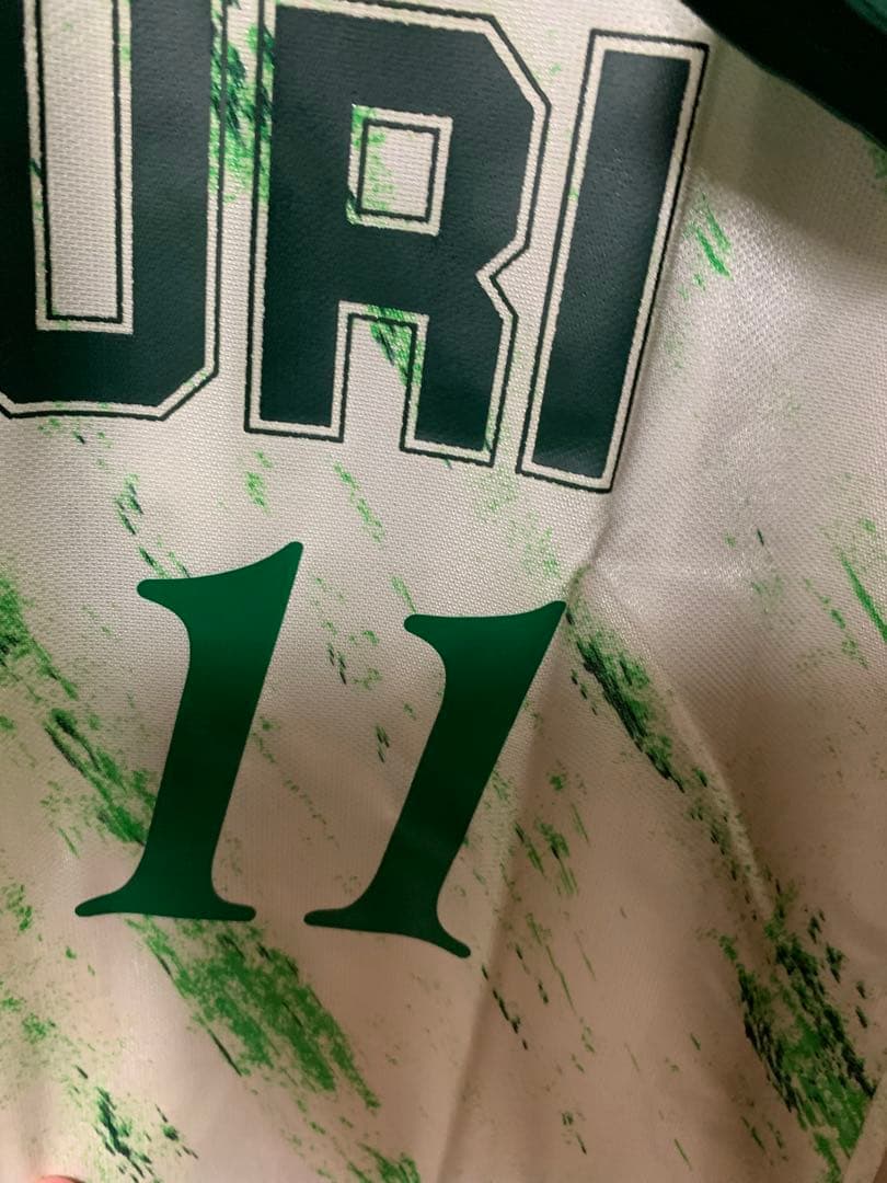 三浦知良選手 ヴェルディ川崎アウェイユニフォーム