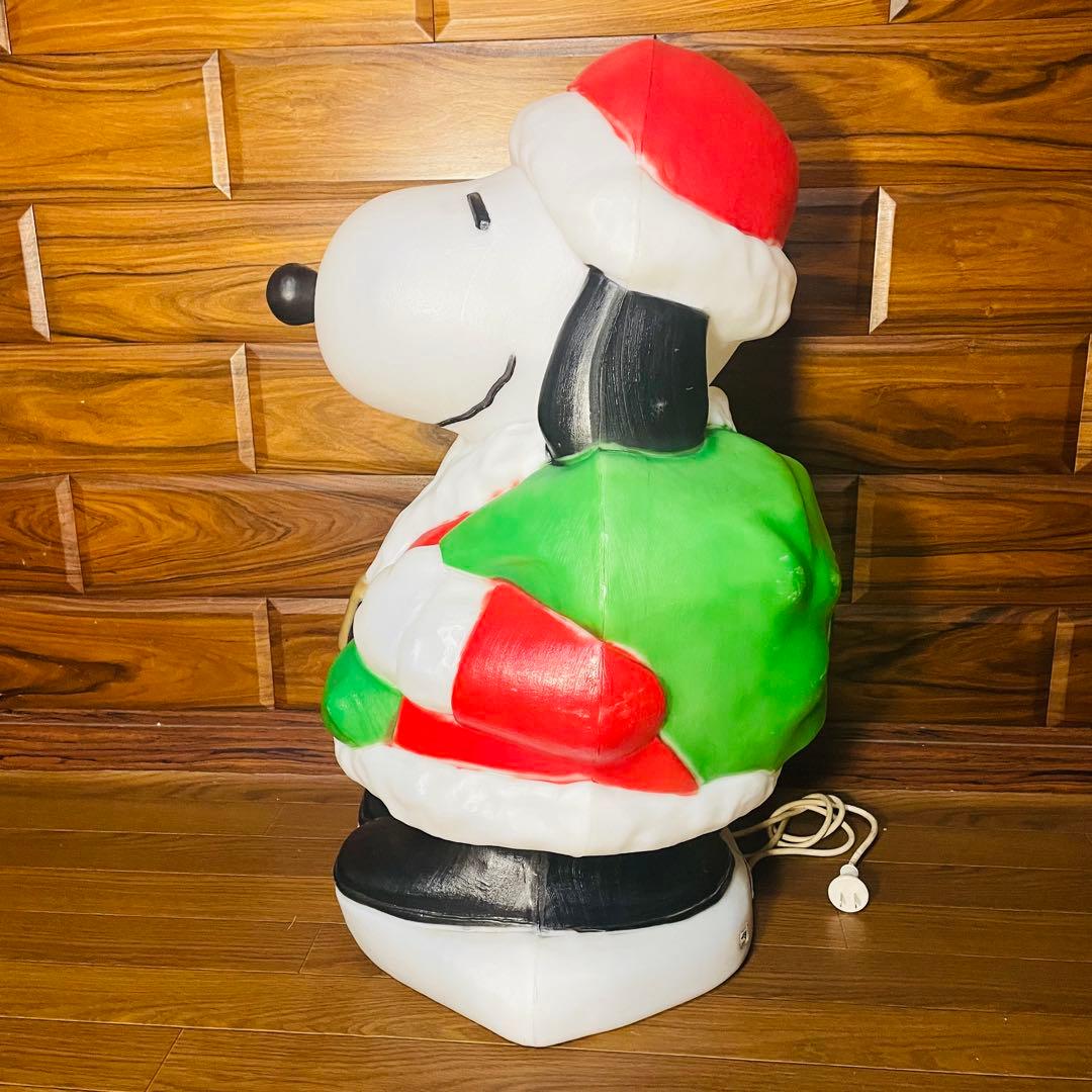 超超超レア スヌーピー サンタクロース イルミネーション 80cm SNOOPY