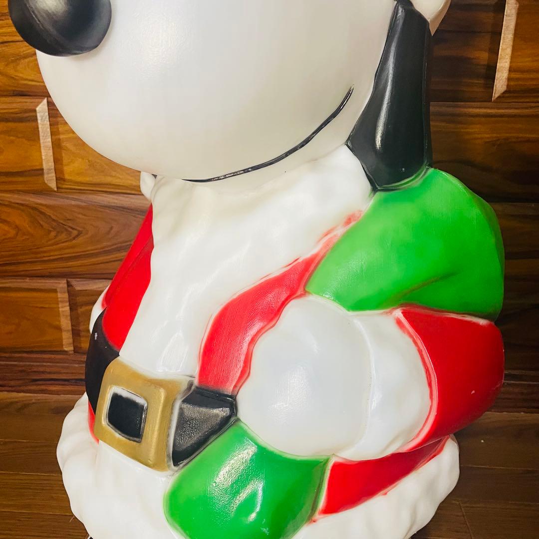 超超超レア スヌーピー サンタクロース イルミネーション 80cm SNOOPY