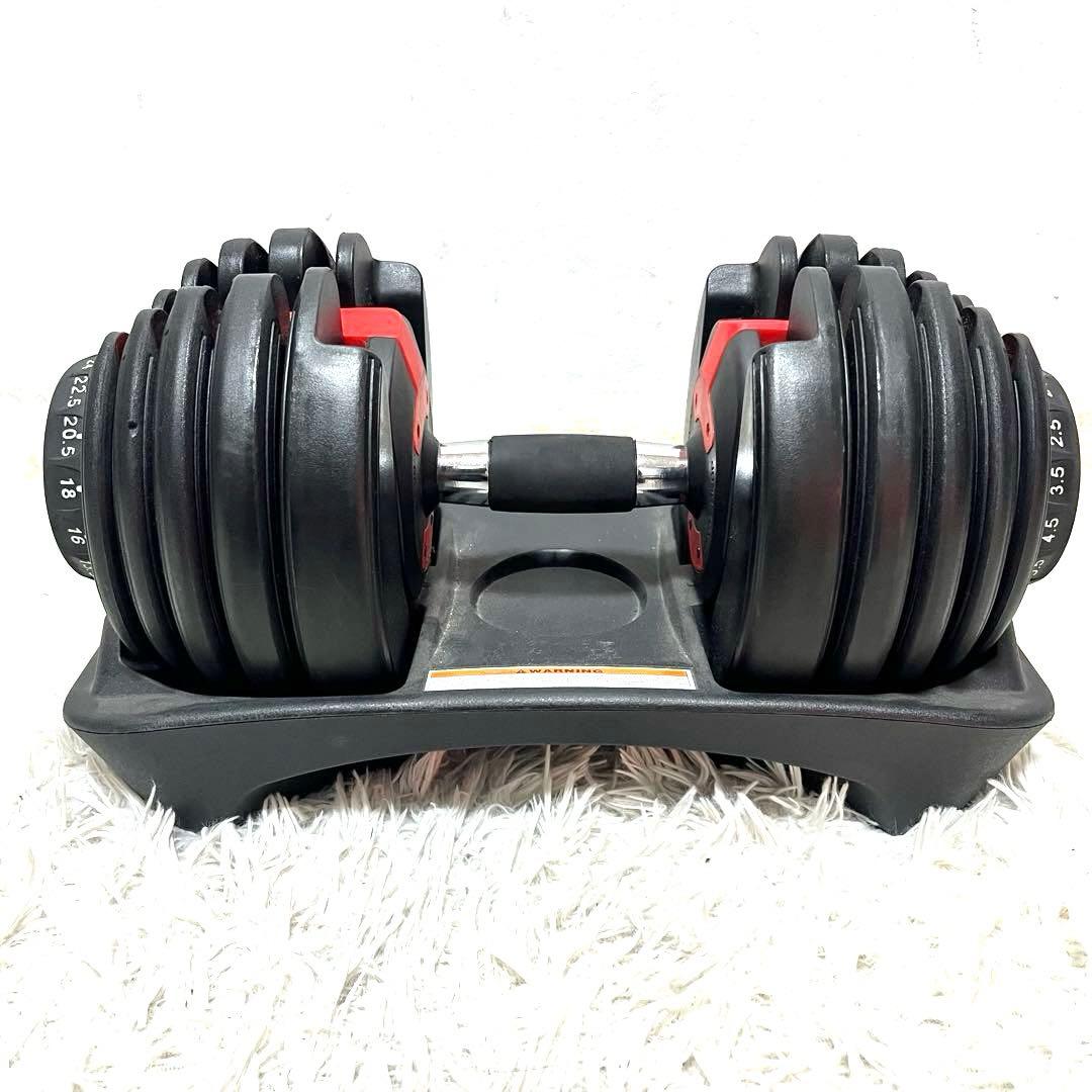 ① 4WD 可変式ダンベル 24kg×2セット アジャスタブル トレーニング