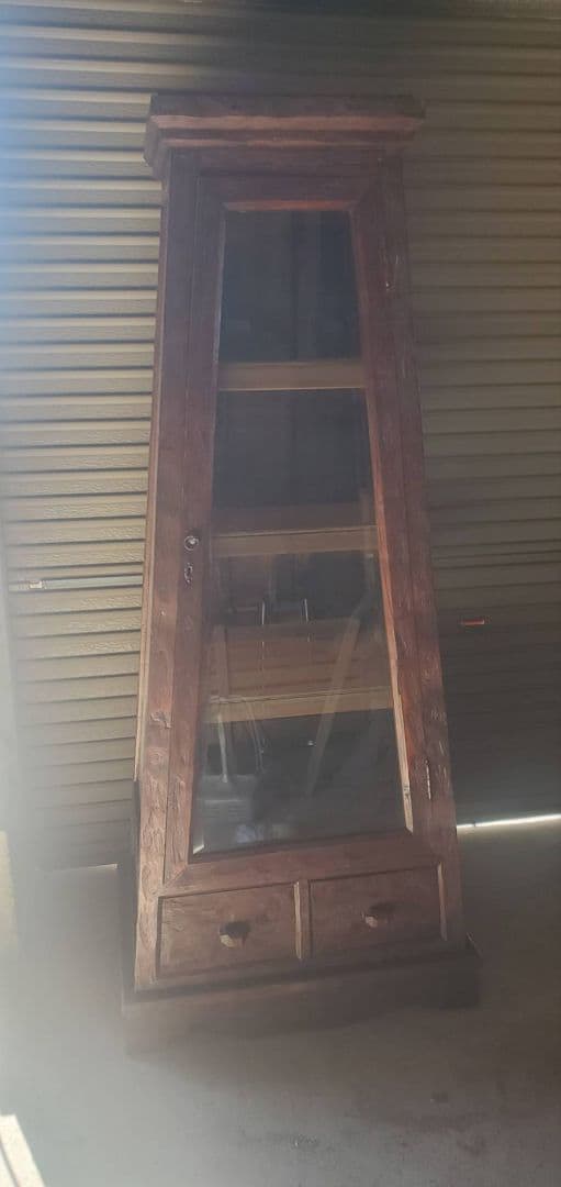 店舗什器　ビンテージ　ショーケース　引き取り限定