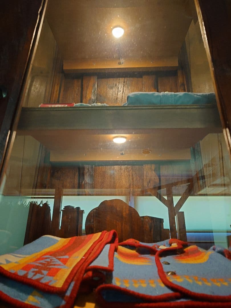 店舗什器　ビンテージ　ショーケース　引き取り限定