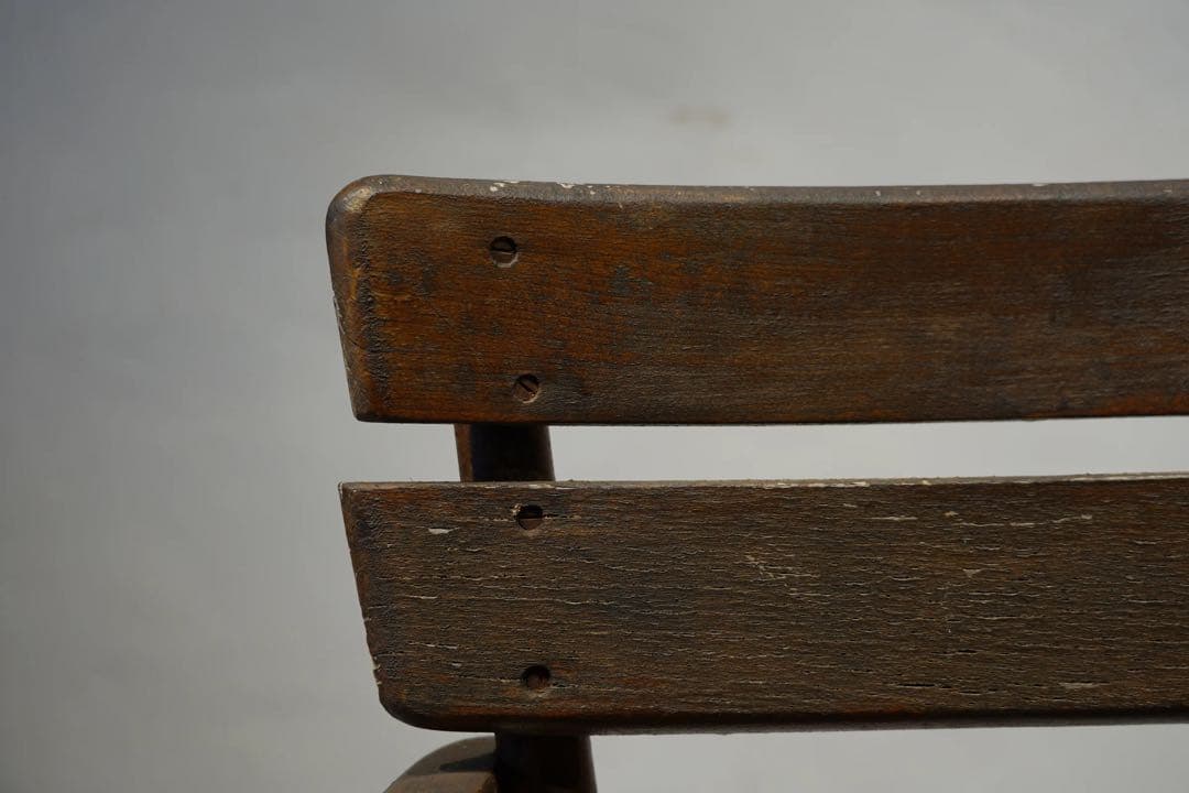 フランスアンティーク　1800年代初期　古木　アームチェア　アート