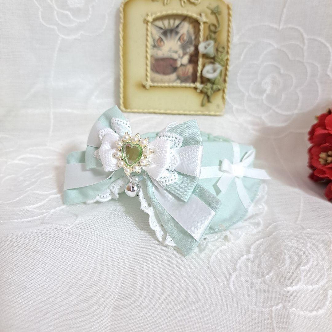 メルモママ、シングルリボン、バレンタインBOXわんちゃん猫ちゃん用首輪