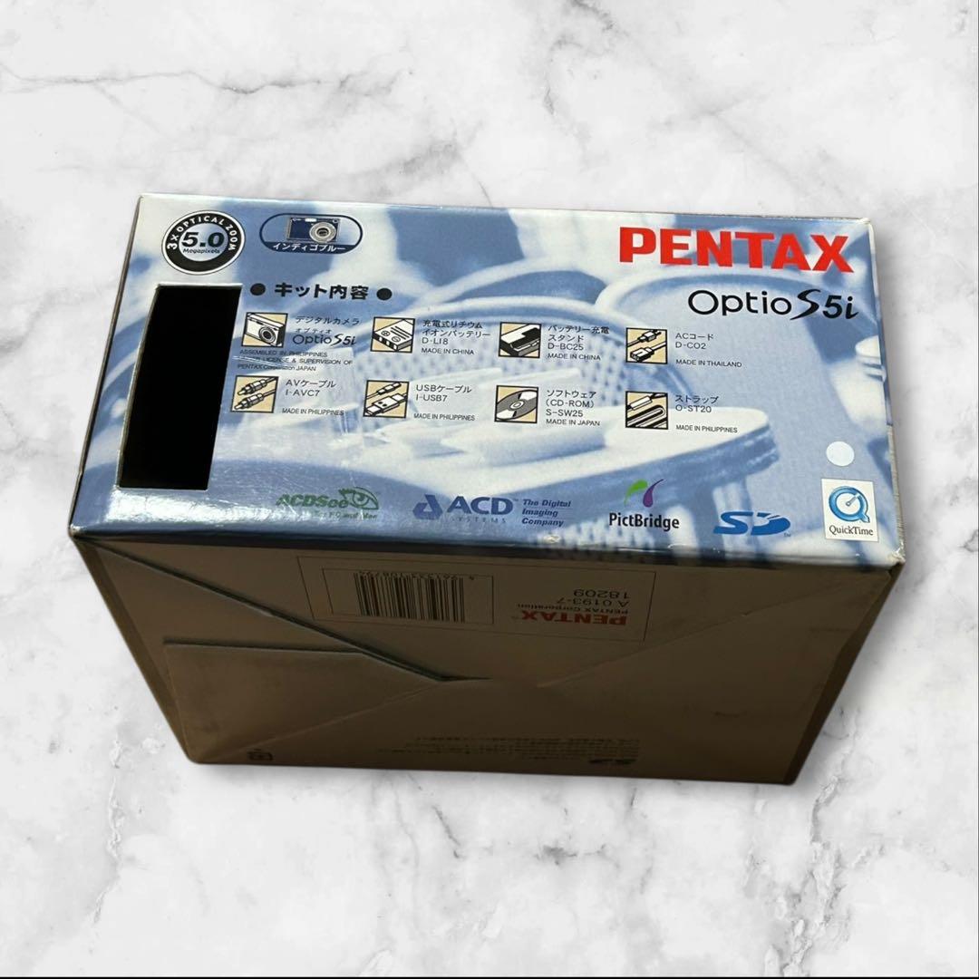PENTAX Optio S5i インディゴブルー