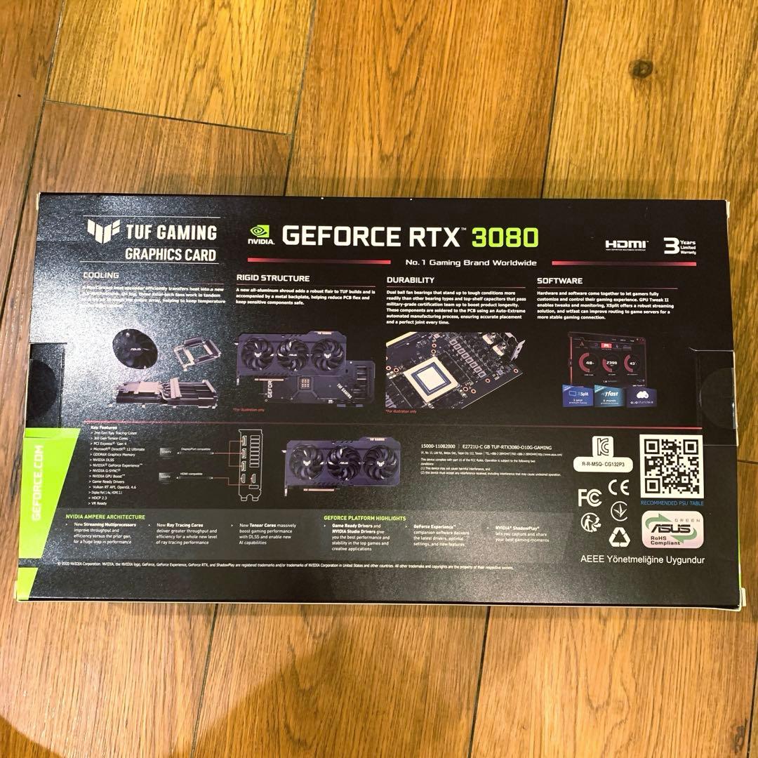 値下 ASUS TUF GeForce RTX3080 OC 10GB