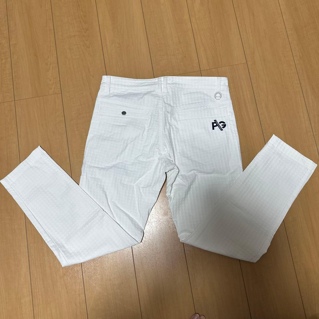 PEARL GRAINS ゴルフパンツ ホワイト
