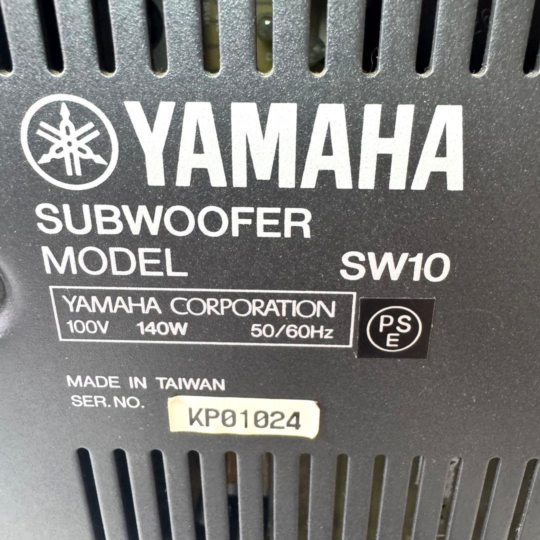 【良品】　YAMAHA ヤマハ　SW10 パワードサブウーファー ウーハー