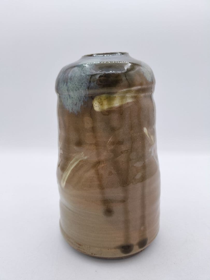 c560 掛花入 虫明焼 黒井慶雲 木箱 茶道具 古物