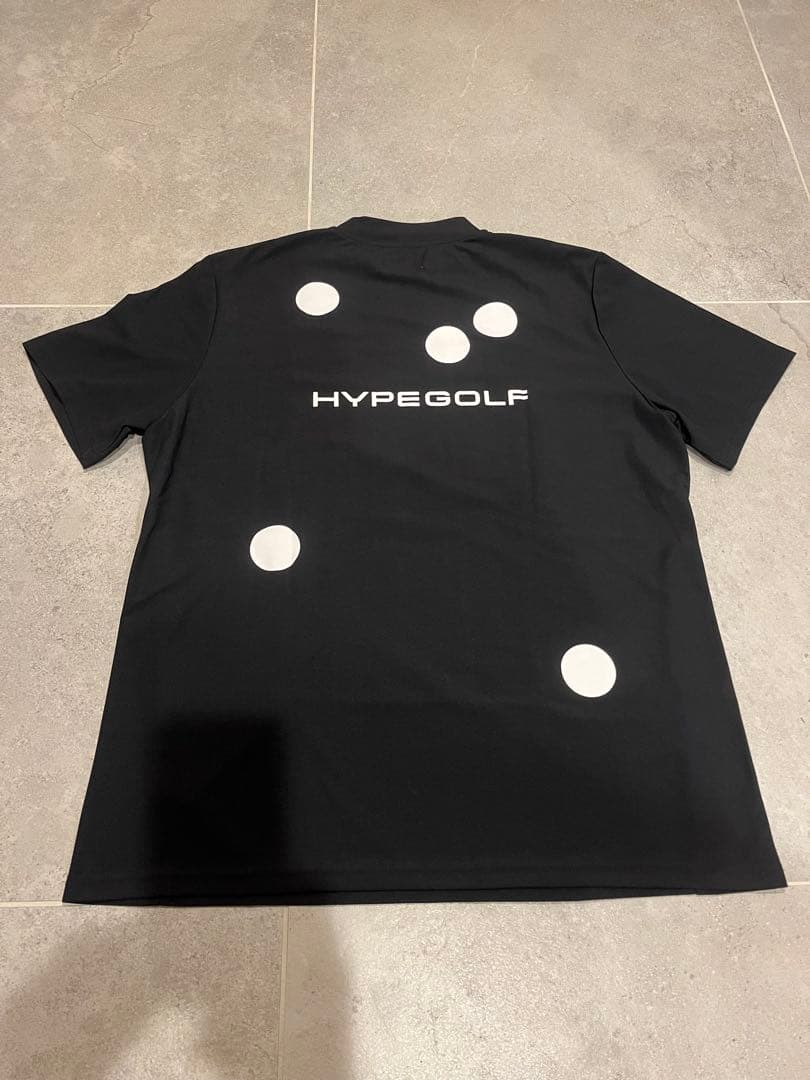 HYPEGOLF ハイプゴルフ 半袖&長袖モックネック2点セット L 黒&白