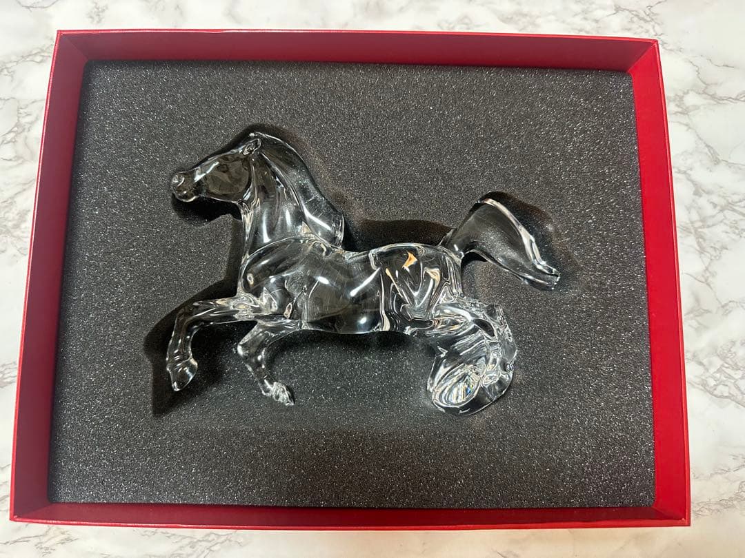Baccarat いななく馬　専用ボックス付き
