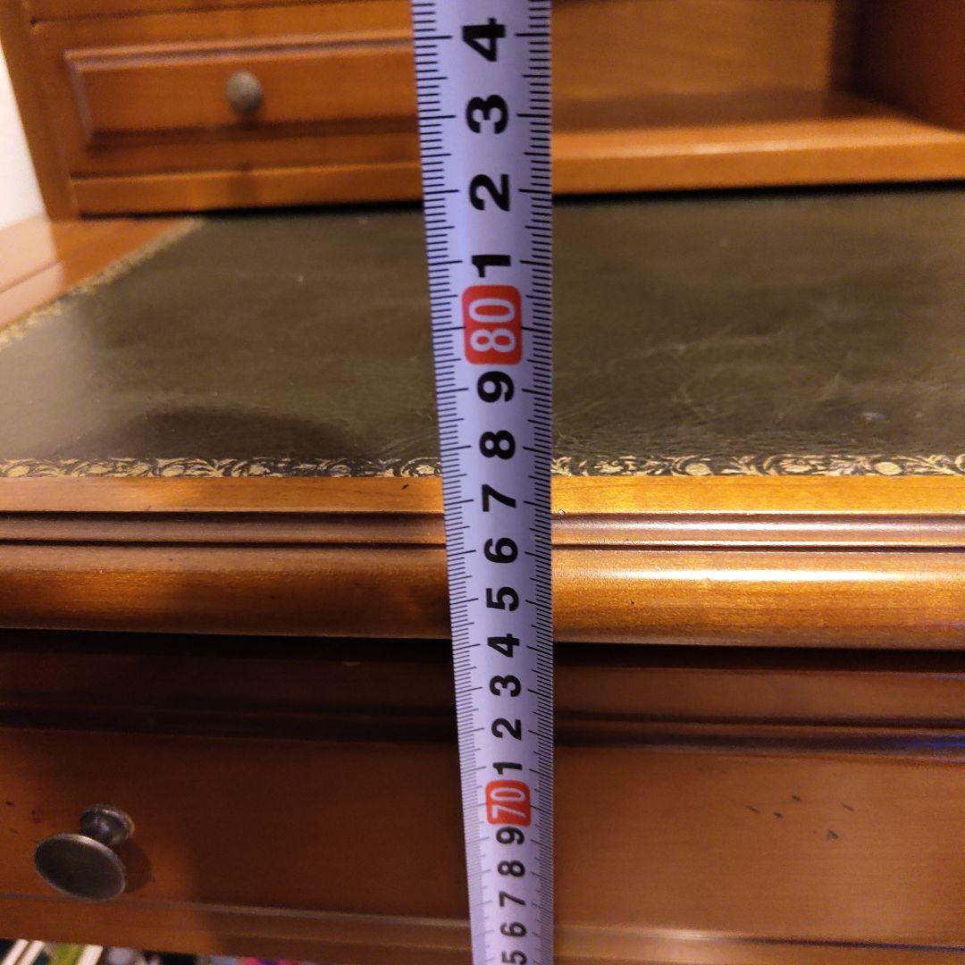 【波風ミナト】フランス製 木製デスク 引き出し付き