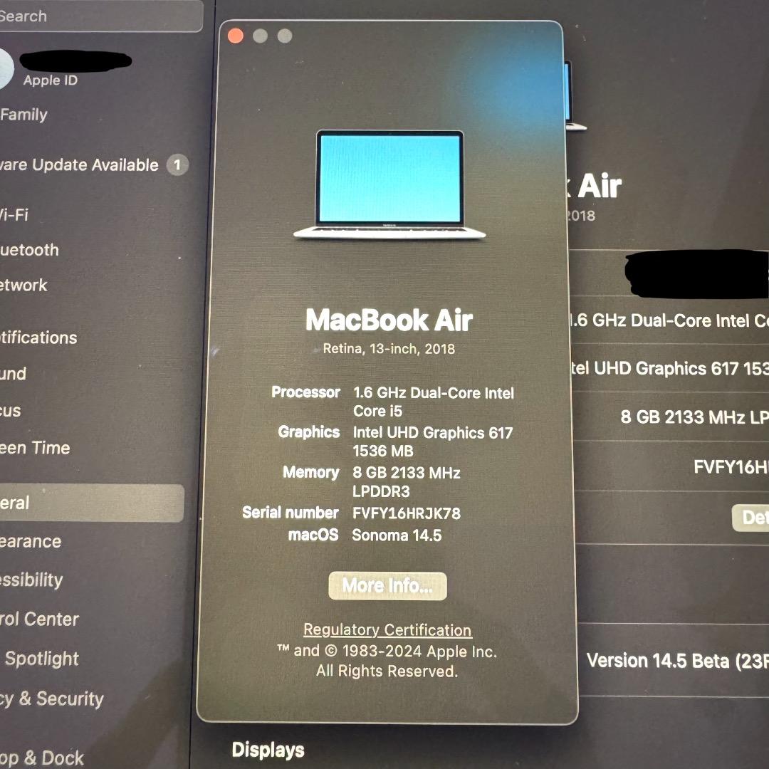 APPLE MacBook Air MRE82J/A シルバー 256GB