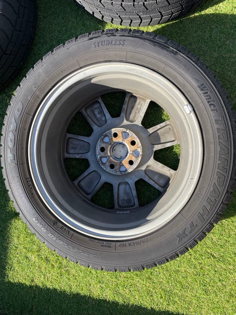 直接可TOYO スタッドレスタイヤ・ホイール4本セット(225/55R18)