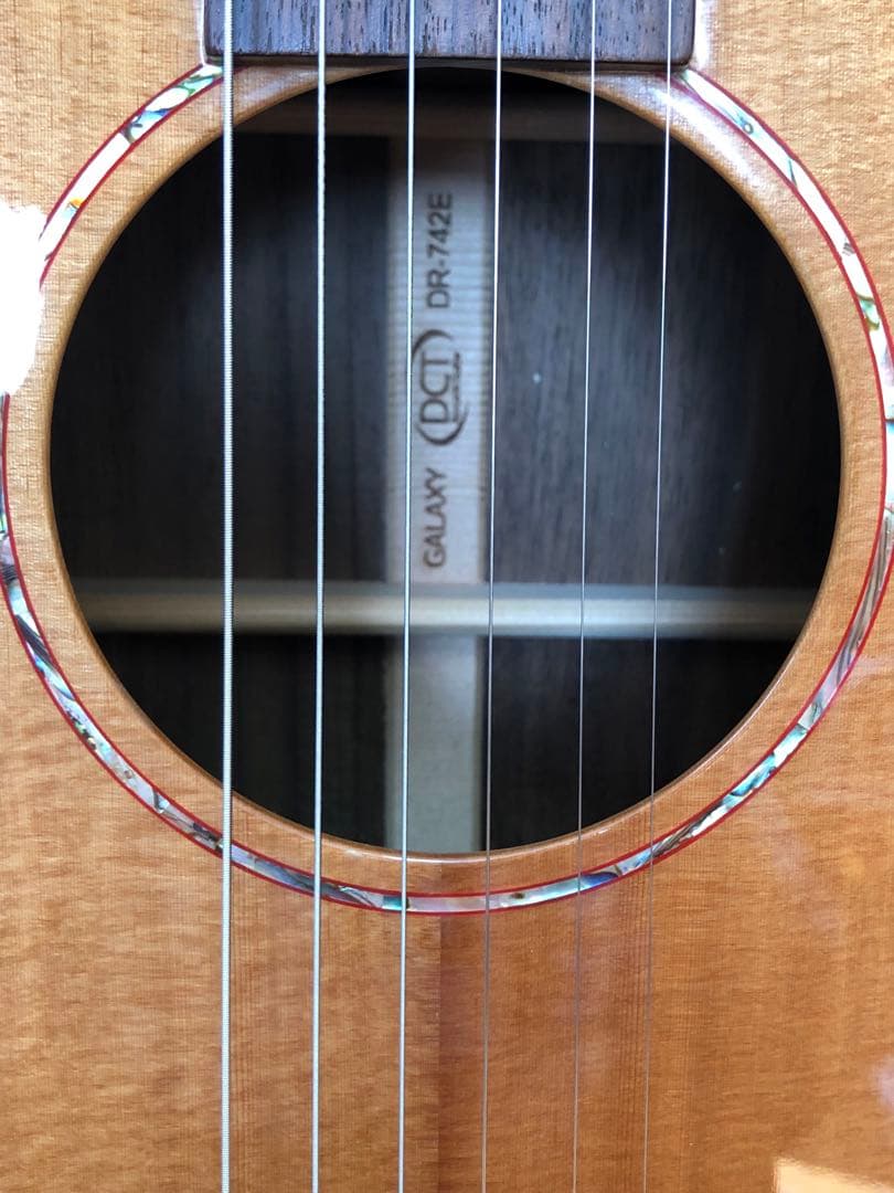 DCT DR-742E エレクトリックアコースティックギター 新品弦+ケース付き