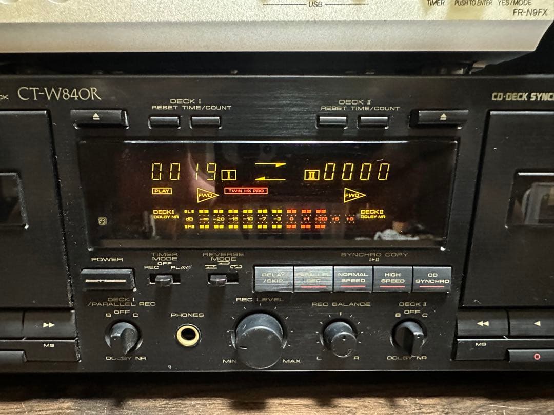 Pioneer パイオニアCTーW840R 動作品