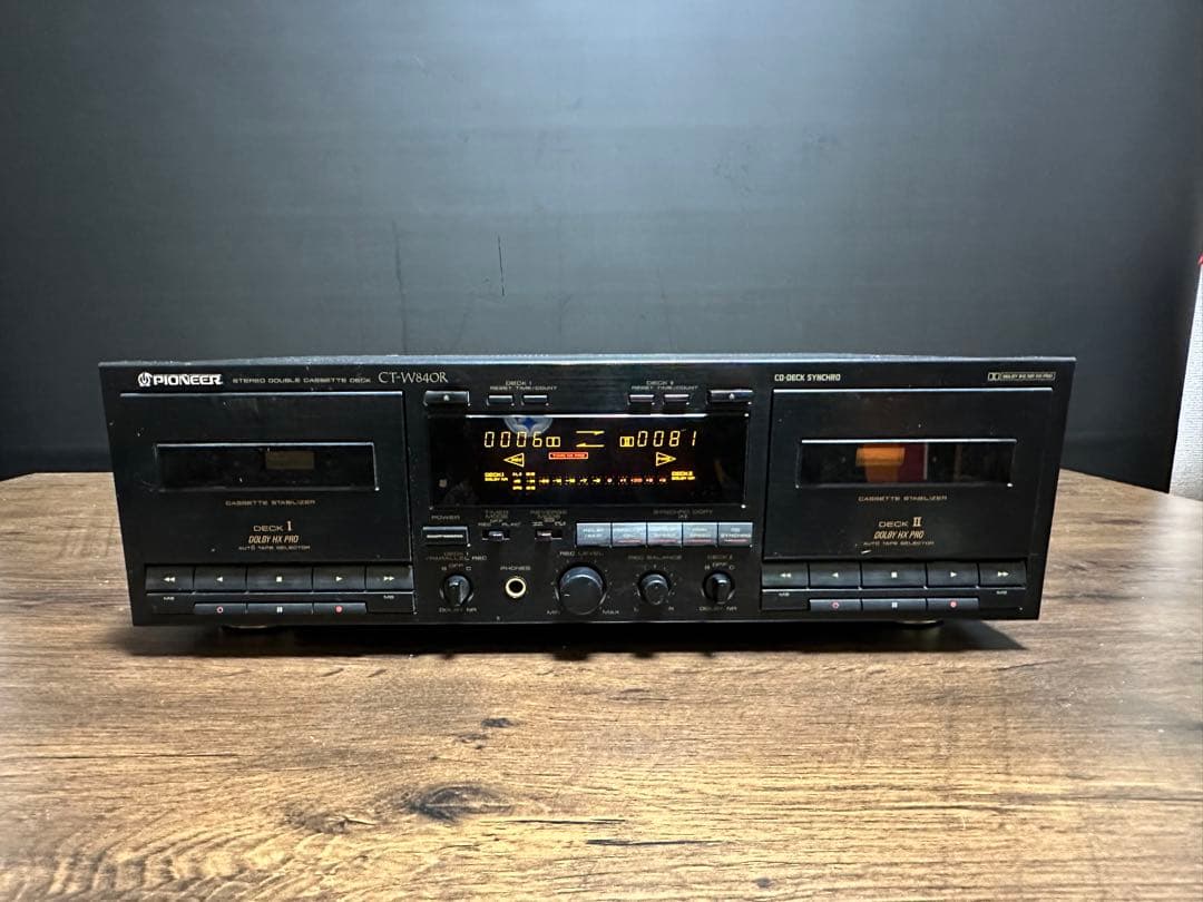 Pioneer パイオニアCTーW840R 動作品