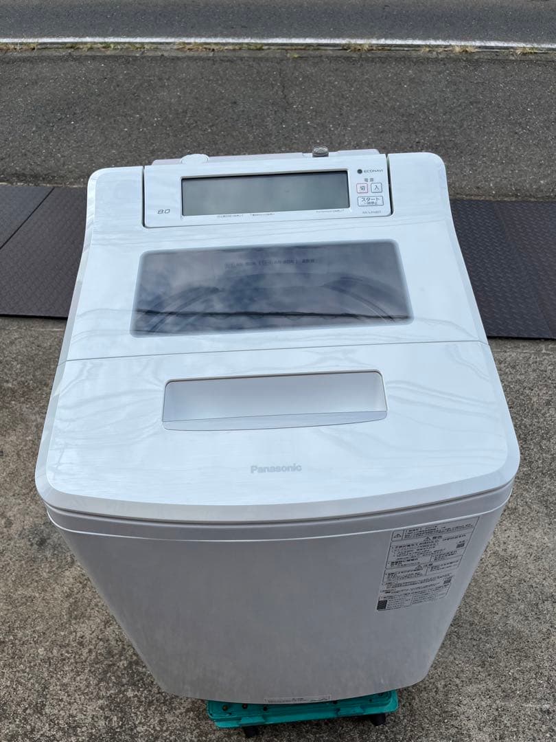 愛知岐阜/送料込★パナ 8.0kg洗濯機【NA-SJFA807】泡洗浄 21年製
