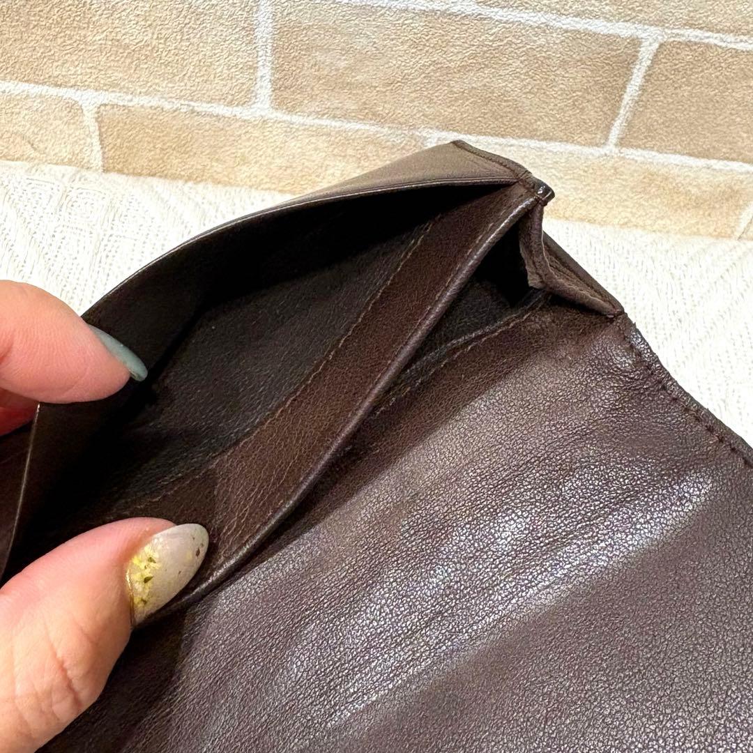 ボッテガヴェネタ イントレチャート ブラウン 名刺入れ【60】