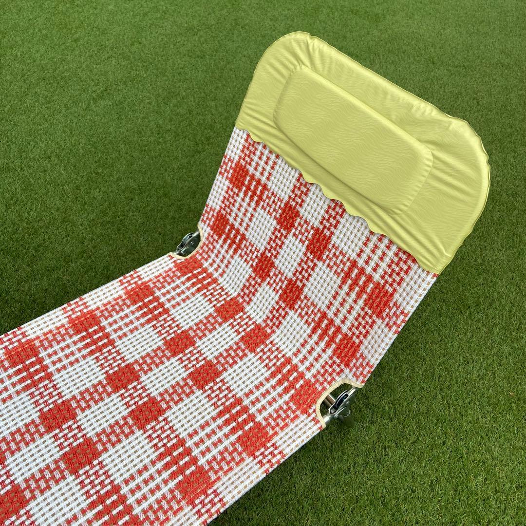 昭和レトロ　ビーチベッド　チューブベッド　サマーベッド　お風呂上がりにも