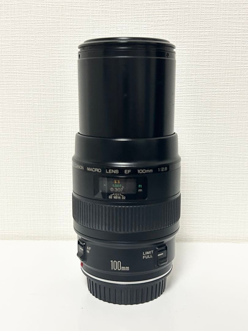 154 完全動作品 Canon EF 100mm f2.8 Macro キャノン