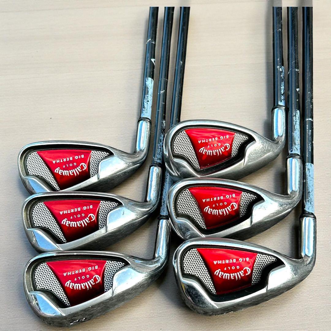 希少❣️レフティ❣️Callaway BIG BERTHA アイアン 6本セット