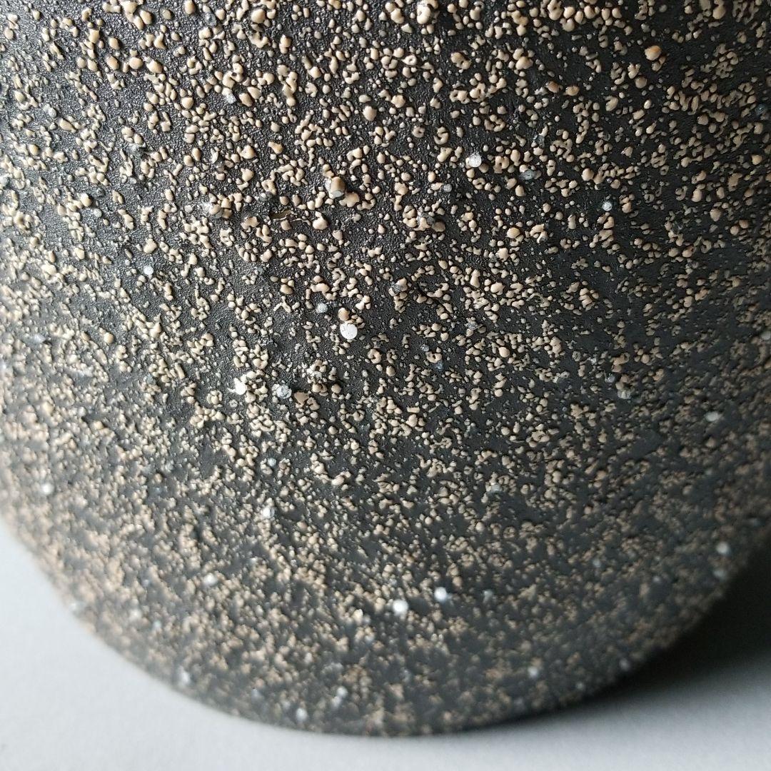 信楽焼傘立て  朱ちらし 高さ４８cm