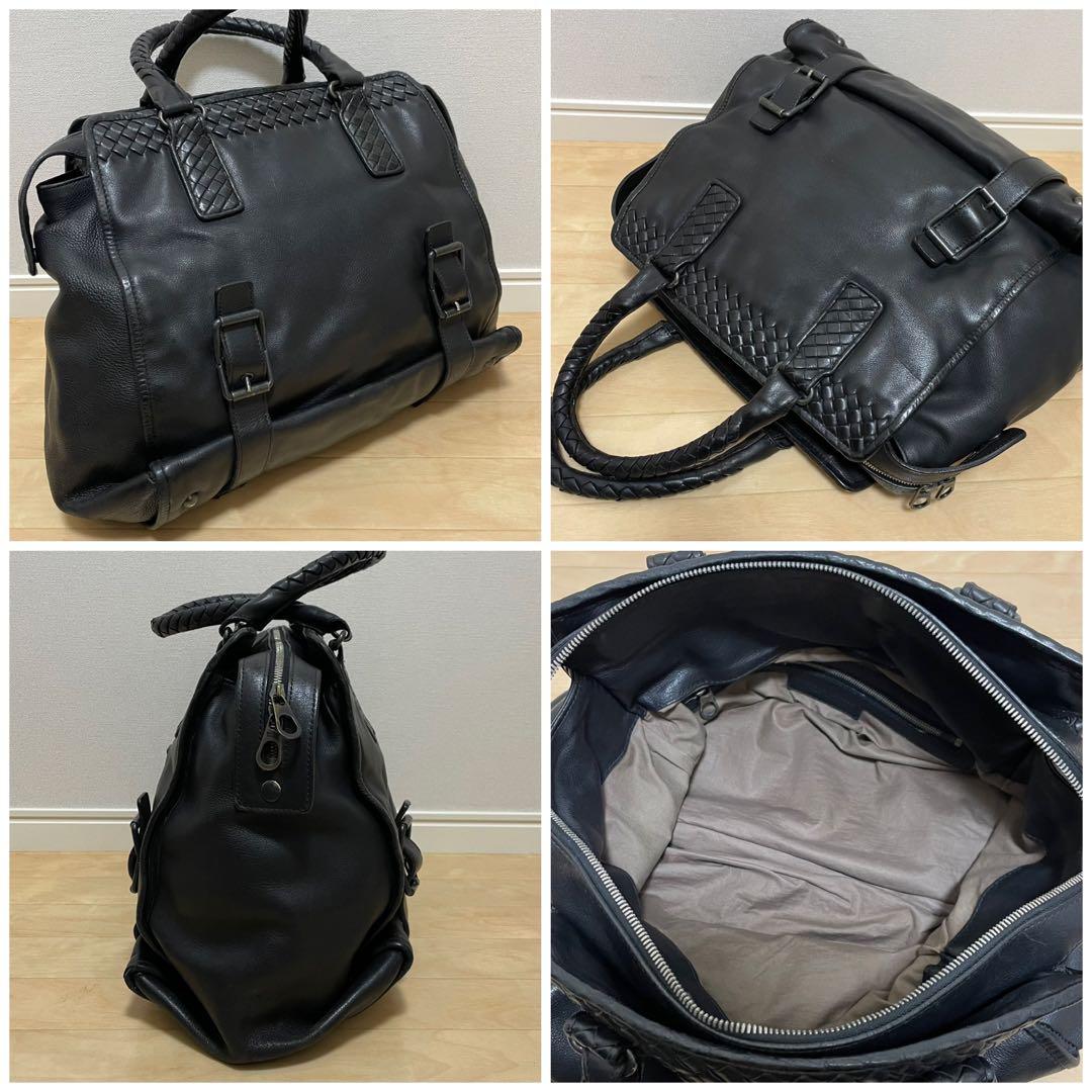 ■BOTTEGA VENETA（ボッテガ）良品 /ハンドバッグ/ ブラック 黒