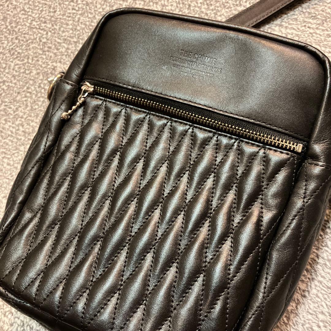 The Crimie クライミー ダイアモンドキルトレザー ショルダーバッグ