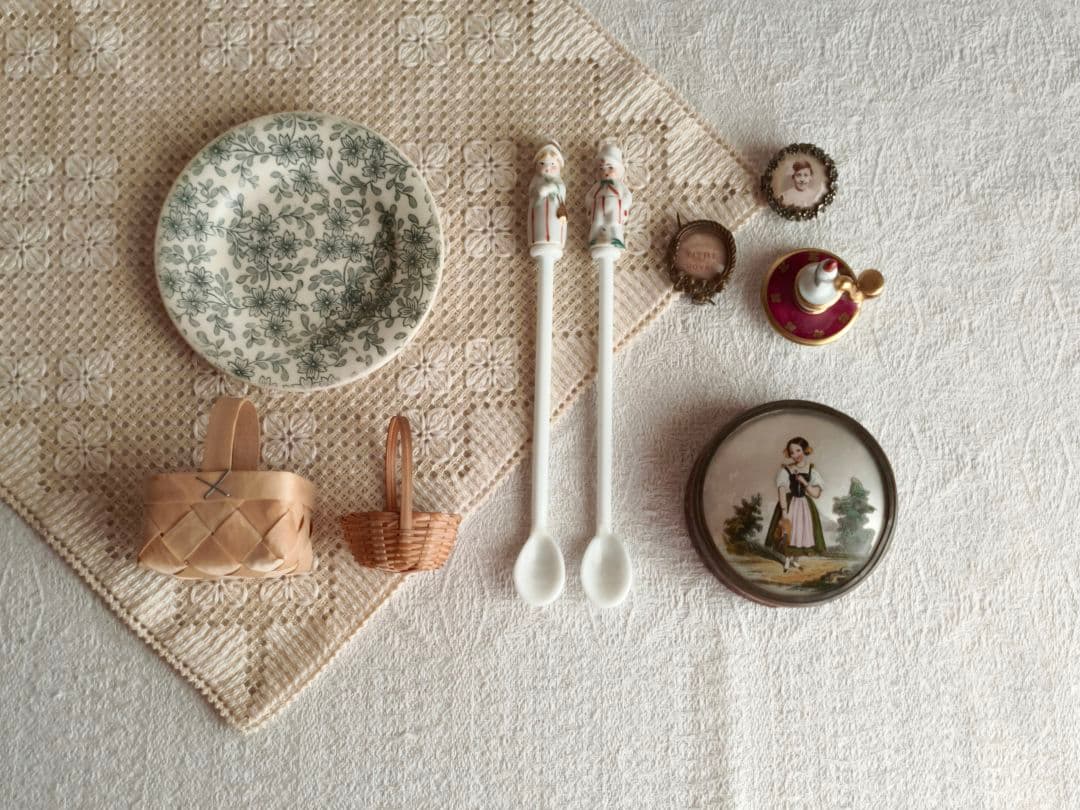 【meryukiさま】vintage spoon ❀ 女の子の マドラースプーン