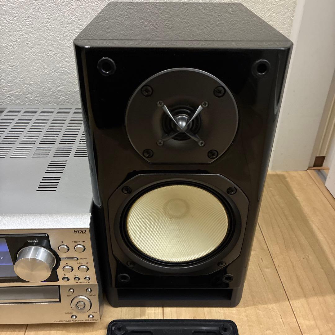 動作ok ONKYO BR-NX10 CD HDD ミニコンポ HDD80GB