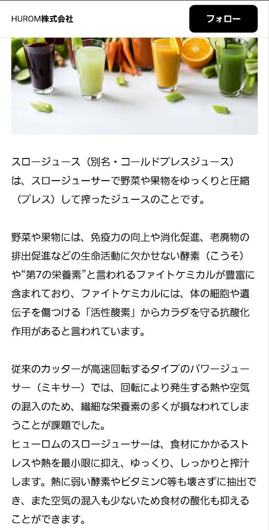 【ヒューロム】スロージューサー H310A ブラック コールドプレス 新品