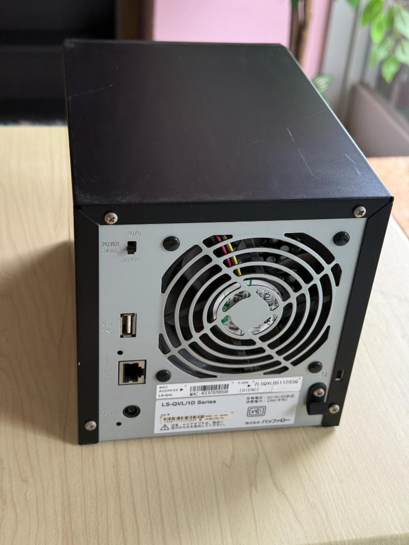 外付けハードディスク・ドライブ BUFFALO Link Station NAS LS-QVL