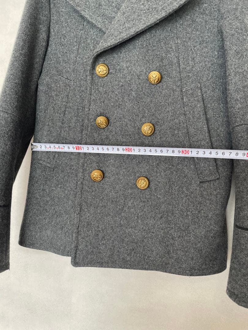 5351 POUR LES HOMMES プールオム　Pコート グレー