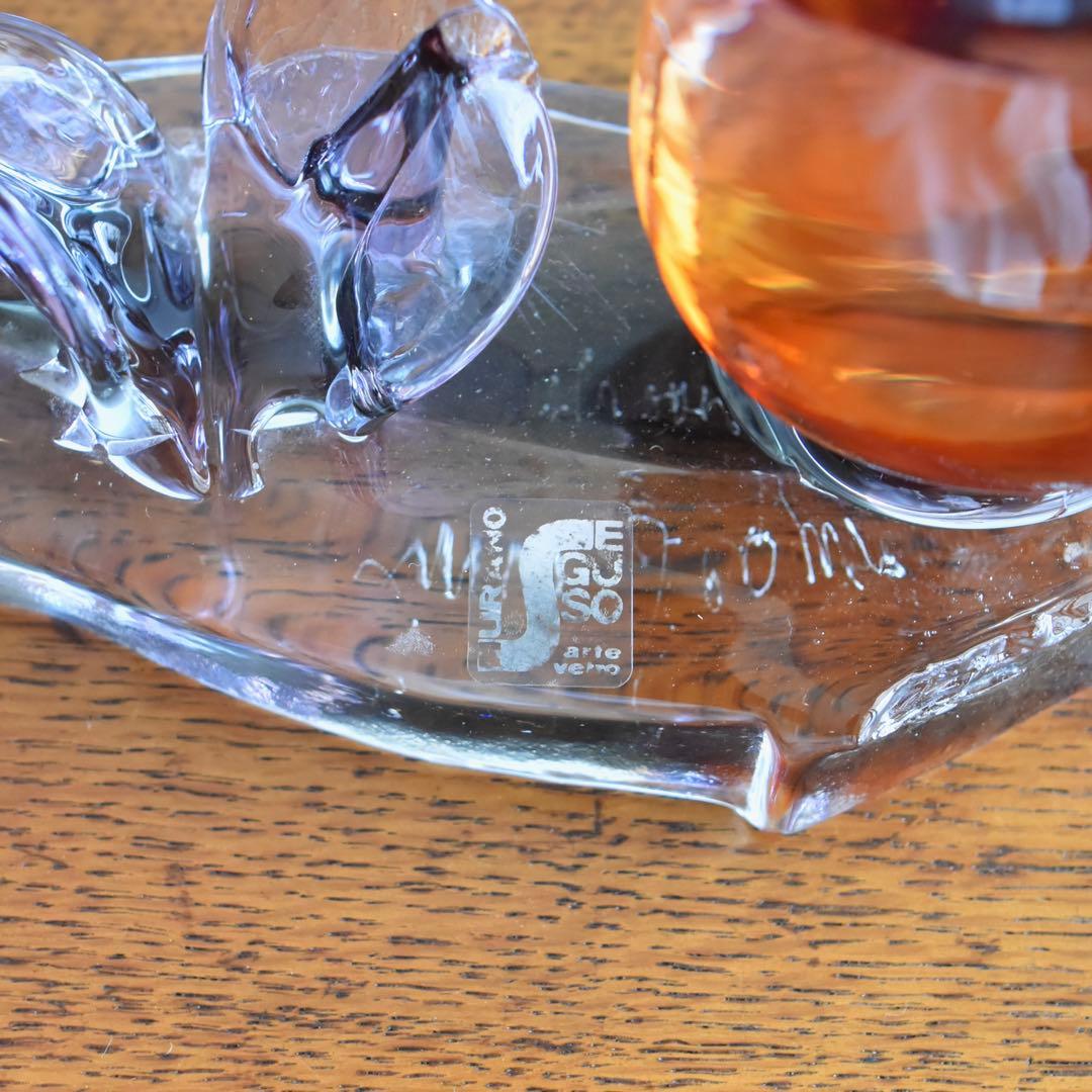 Murano Glass Bird Archimede Seguso ムラーノ