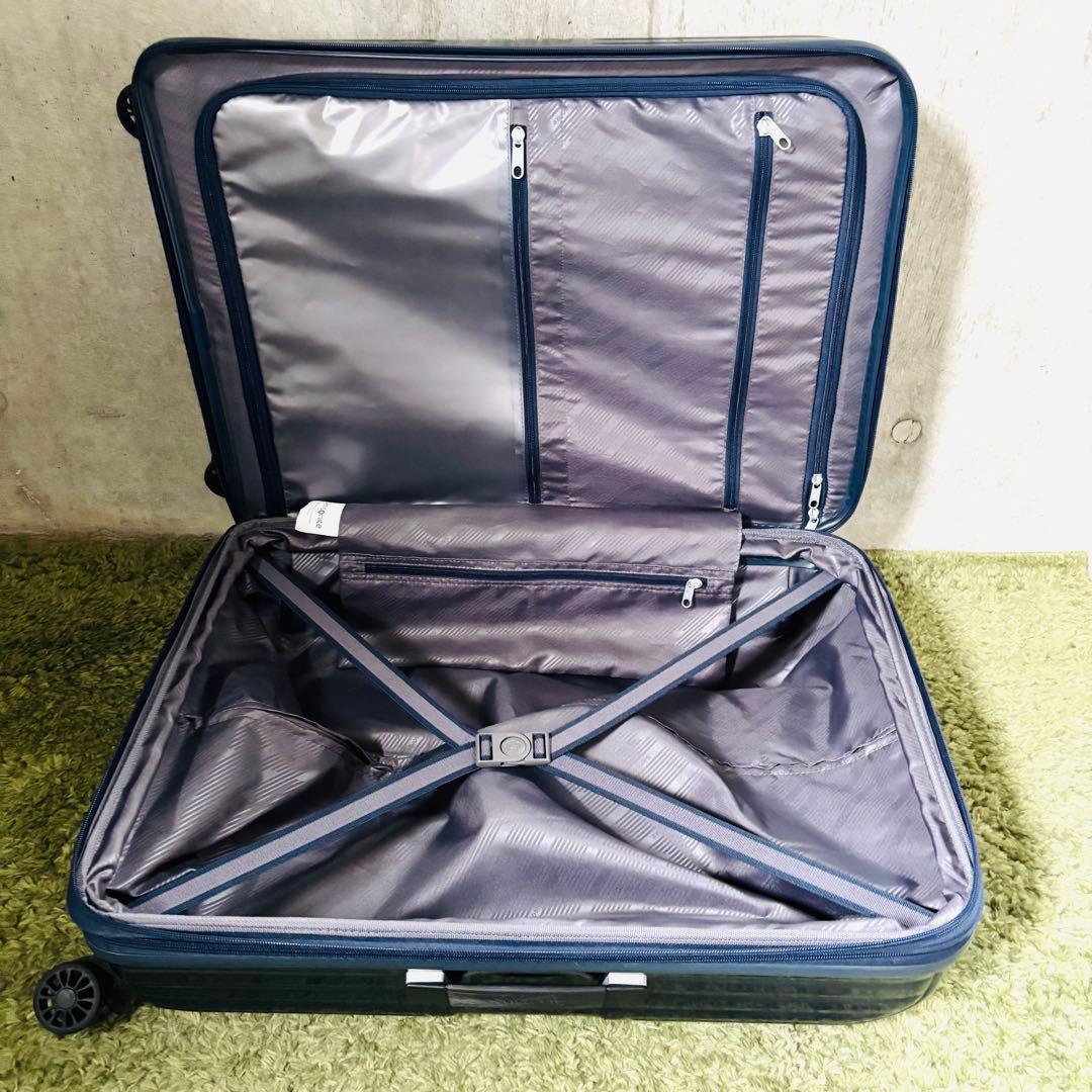 【☆希少】サムソナイト スーツケース D200 スピナー 拡張可能　ブルー