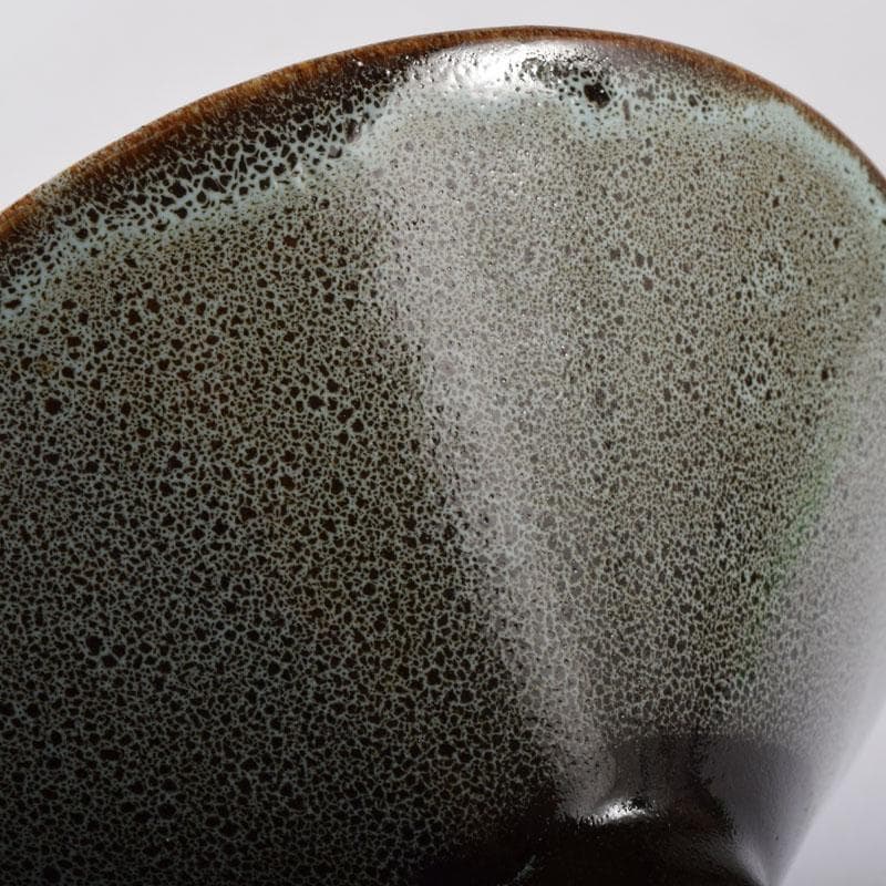 中国　磁州窯製　窯変　油滴天目茶碗　平茶碗　2点　C　7533