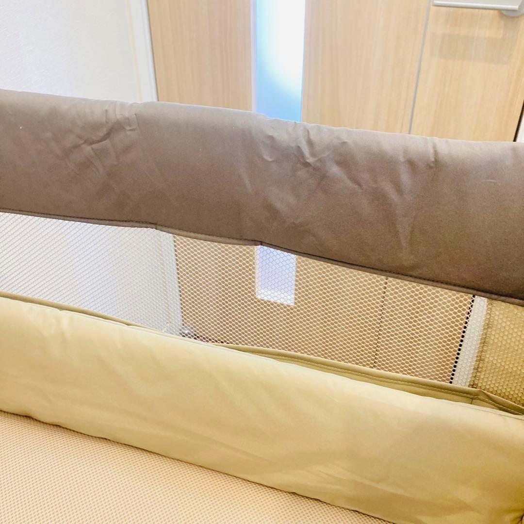 アップリカ　ココネルエアー　ココアブラウン　aprica ベビーベッド