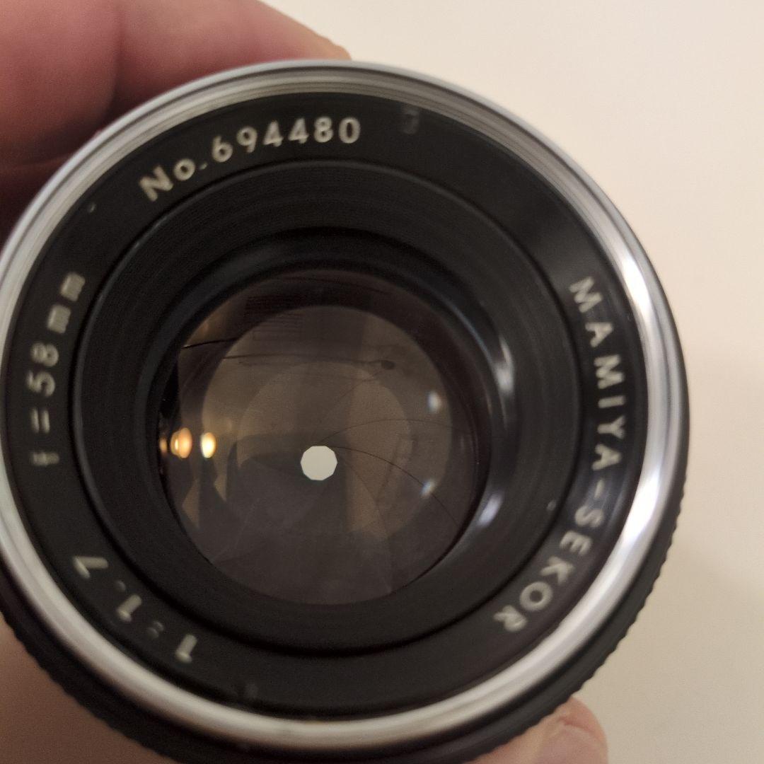 MAMIYA SEKOR 58mm F1.7 ライカM改造